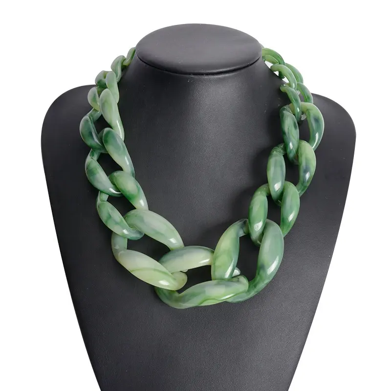 women new trendy bib choker italian bulk chain necklace jewelry