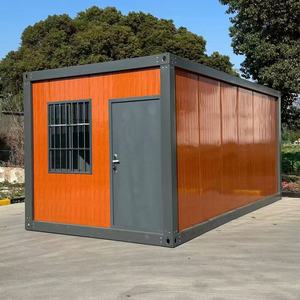 O projeto espacial flexível do layout e o conjunto rápidos permitem o armazenamento exterior eficiente de casas do recipiente. Casas contentores móveis