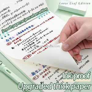 方形活页笔记本翻盖可拆卸线圈笔记本学生日记笔记本