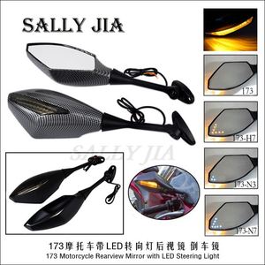 173สำหรับ Honda Cbr600rr 1000RR 04-08รถจักรยานยนต์ LED Turn สัญญาณกระจกมองหลัง - Product Image 2