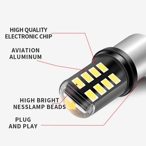 HAIZG ไฟ Led อัตโนมัติ1156 3157 7440สัญญาณไฟ Led กำลังสูง20W หลอดไฟเลี้ยวรถยนต์ LED - Product Image 3