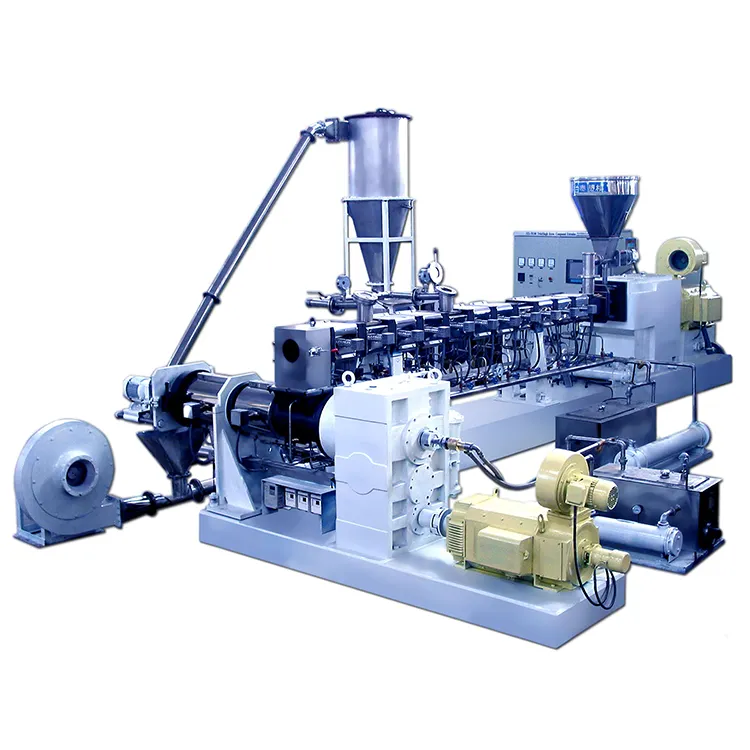 Plastic Compounding Extruder To Making Pvc granules Twin Screws Extrusion Equipment
