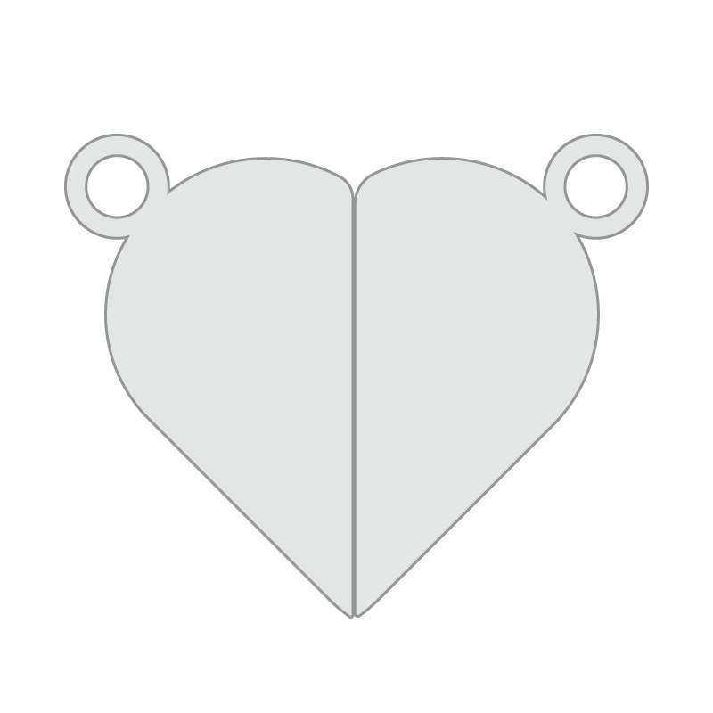Heart Magnetic Buckle(Match with 2 keychains) +$0.22