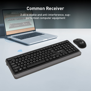 OEM 2,4G teclado inalámbrico y ratón Combo diseño ergonómico pendiente de moda y eficiente para la computadora portátil de negocios - Product Image 5
