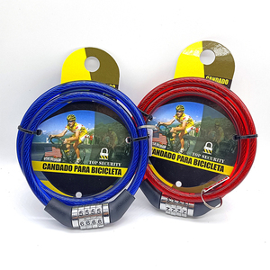 4 <strong>Code</strong> Anti Theft Bicycle Cable Lock <strong>Security</strong> Combination <strong>Password</strong> Chain Lock - Product Image 4
