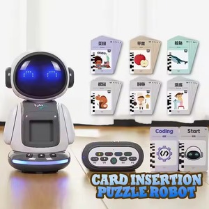 2.4G RC Interactive Educational Card Reader <strong>Robot</strong> Smart <strong>Programming</strong> Reading <strong>Robot</strong> with Lights&amp;Sound - Product Image 1