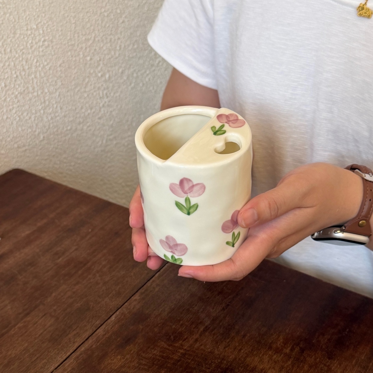 Mug tulipes violettes 300ml