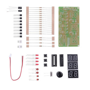 6 Bit AT89C2051 Digital Clock Electronic Soldering Practice Project DIY Assemble <strong>Kit</strong> - Product Image 2