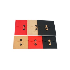 Custom Plain Blank 250g/m² Kraft String Tie Envelope Recycelter Umschlag für die Verpackung - Product Image 3