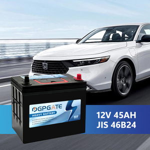 הסיטונאי jis b24 מכונית 46b24 12v 45ah mmf ההתחלתי סוללה מתאים לרכב יפני החל
