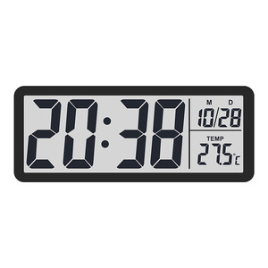 Nuevo Reloj de pared multifuncional montado en la pared y montado en la mesa, temperatura, fecha, semana, pantalla, relojes digitales grandes - Product Image 5
