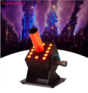 RGB LED DJ Stage Co2 Jet Maschine Digitale DMX-Steuerung 6 Kanäle CO2-LED-Kanone mit 6m Harz schlauch Einrohr-Bühnen effekt - Product Image 1