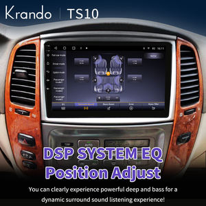 Krando Android 12.0 TS1864GラジオGPSナビゲーションカービデオプレーヤートヨタランドクルーザーLC100レクサスGX470モニターGPS - Product Image 3