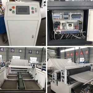 Línea de producción completa totalmente automática de alta velocidad, máquina de fabricación de rollos de papel higiénico para baño, a pequeña escala - Product Image 6
