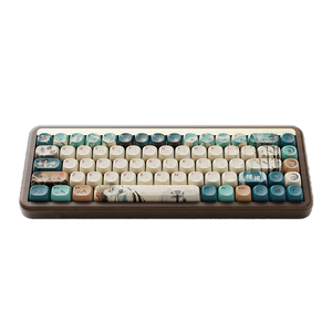 Venta al por mayor Akko MU01 caja de madera de nogal 68 teclas Estructura de junta Teclado programable RGB retroiluminado Gaming Teclado mecánico - Product Image 5