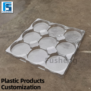 Plastic Products Manufacturer Custom Transparent Vacuum Forming Recyclable Turnover <strong>Tray</strong> <strong>Thermoforming</strong> Shell Blister <strong>Packaging</strong>