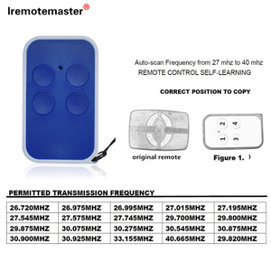 A bassa frequenza porta del Garage telecomando 27mhz a 40mhz codice fisso porta Garage portachiavi apripista per cancello e barriera - Product Image 4