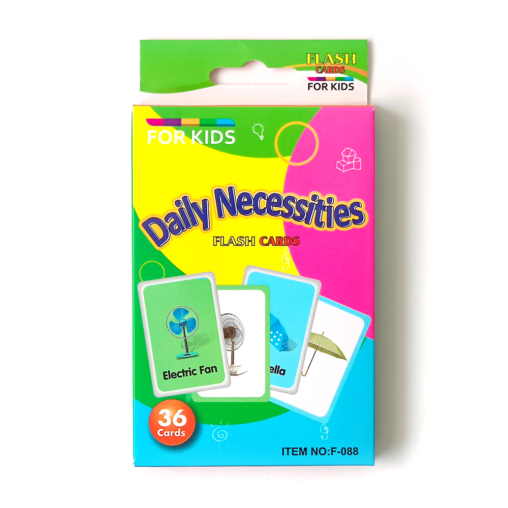 Cartes flash pour les nécessités quotidiennes