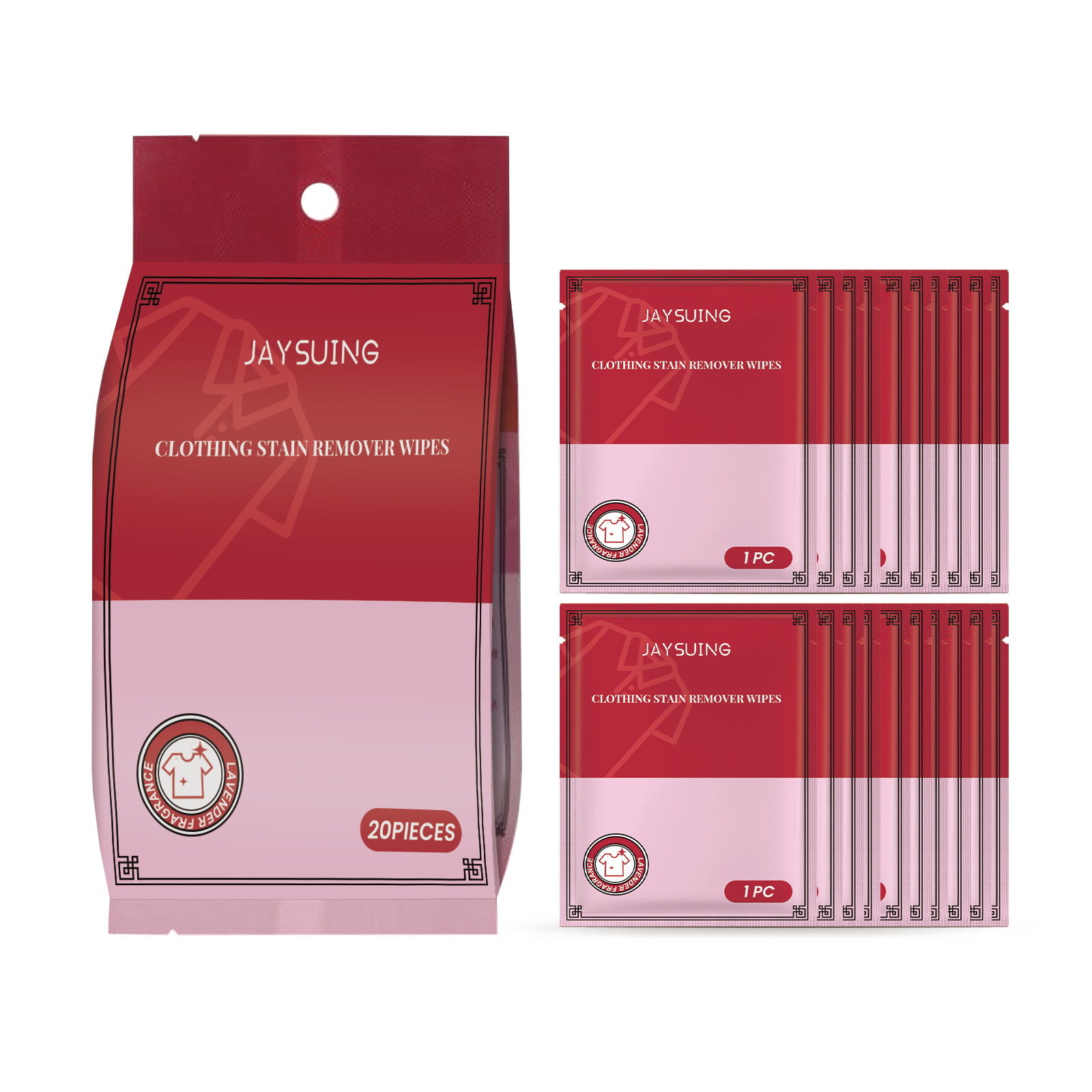 Lingettes détachantes pour vêtements Jaysuing
