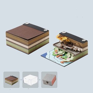 定制纸雕<span class=keywords><strong>3D</strong></span>立体笔记工艺创意礼品手撕<span class=keywords><strong>3D</strong></span>记事本