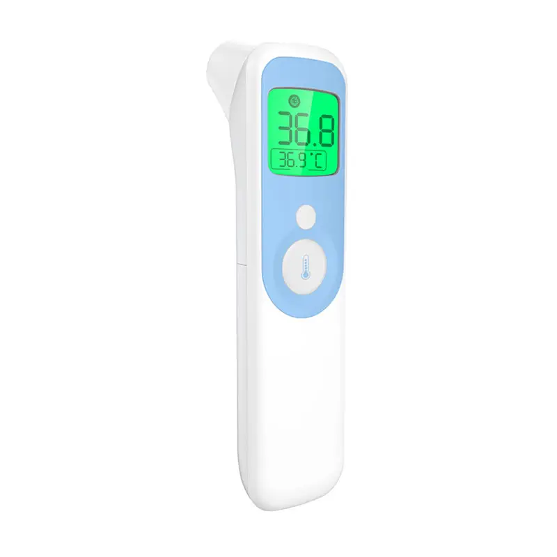 AOJ ateş Ir lazer silahi ile arka ışık dijital kızılötesi bebek yetişkin Ir termometre sigara İletişim alın Lcd Gun sıcaklık ölçer