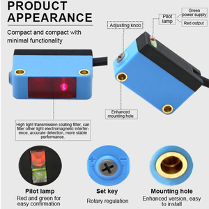 MOTEE Strip Photoelectric <strong>Sensor</strong> EZ <strong>Diffuse</strong> <strong>Reflection</strong> Photoelectric Switch <strong>Sensor</strong> Long Distance Light Spot Visible - Product Image 4