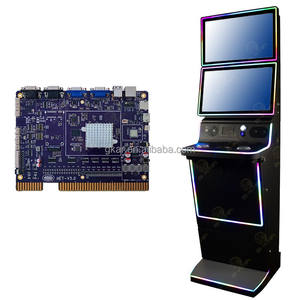 מחיר המפעל מופעל מסך כפול 27 אינץ 'הוביל מסך מגע מכונת משחק ארון מתכת ברכה כפולה באינטרנט ברכה כפולה - Product Image 5