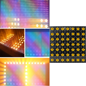 49x3W RGBW Matrix kör işık 7x7 piksel altın işın 411 adet Leds DMX RDM Artnet arka plan etkisi işık 49x3W matris Panel AYDINLATMA - Product Image 3
