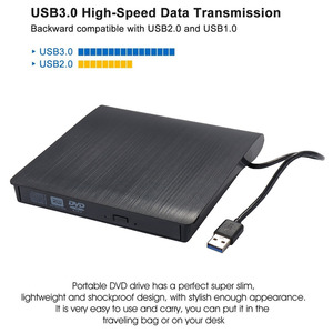 USB 3.0外置DVD RW光盘写入器驱动器刻录机读卡器播放器光驱笔记本电脑Dvd刻录机 - Product Image 4