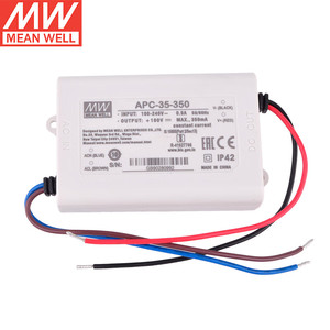 MEAN WELL APC-35-350 35Wスイッチング電源28-100VDC出力IP42短絡/過電圧保護LEDアプリケーション