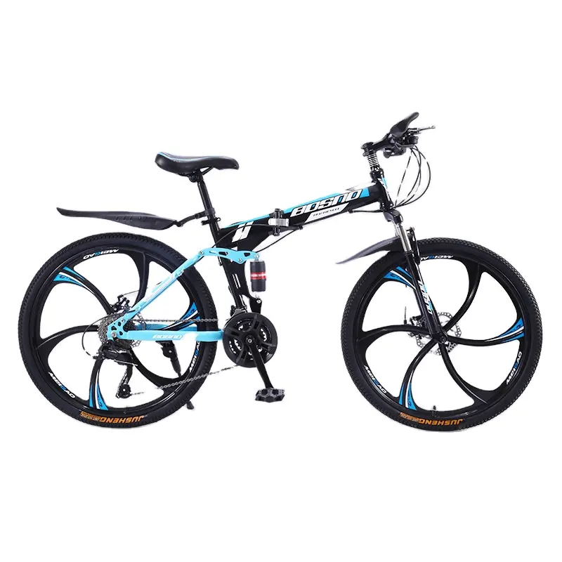 Mountain Bike pieghevole all'ingrosso con telaio in acciaio al carbonio 26 "Mtb