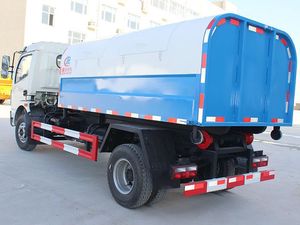 滚落废物容器6cbm吊钩提升垃圾车 - Product Image 5