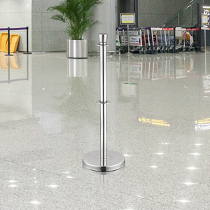 Vàng nhung dây rào cản với bóng Ống kiểm soát giao thông sân bay stanchions cho kiểm soát đám đông - Product Image 4