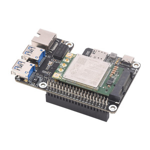 Cappello da PCIe a MiniPCIe/Gigabit Ethernet/USB 3.2 Gen1 per Raspberry Pi 5, supporto interfaccia MiniPCIe modulo 4G ad alta velocità, rete - Product Image 6
