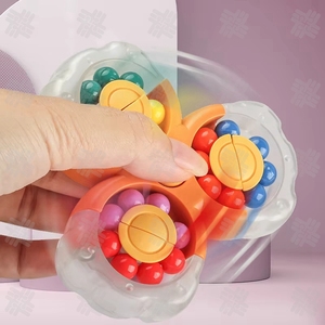 KW Neues Produkt Dreieck Rotierend Kreative Dekompression Zappeln Pop Fingers pitze Spinning Toy Magic Bean <span class=keywords><strong>Cube</strong></span> <span class=keywords><strong>Puzzle</strong></span>