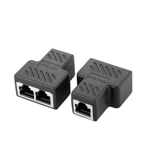 ตัวแยก RJ45แลน1ถึง2ทางสำหรับเชื่อมต่อสายเคเบิลอินเทอร์เน็ต1อินพุต2เอาต์พุต - Product Image 1