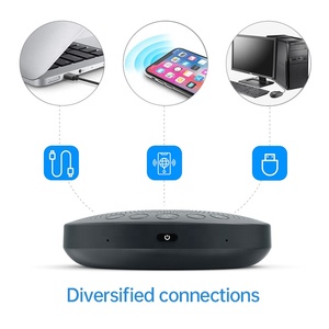 Altavoz de conferencia con USB, 6 Arrays de micrófono y altavoz, inalámbrico, sistema de sonido para sala de conferencias, 2 (2,0) BT, música, 10W - Product Image 5