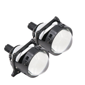 LEDライト自動車用B2モデルBi LEDプロジェクターレンズ3 LEDヘッドライト60W高出力LEDライト自動照明システム12V