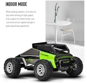 1/32 scala 2.4G LED Light-Up RC auto da corsa ad alta velocità telecomando Drift Truck giocattolo per adulti include caricabatterie - Product Image 2