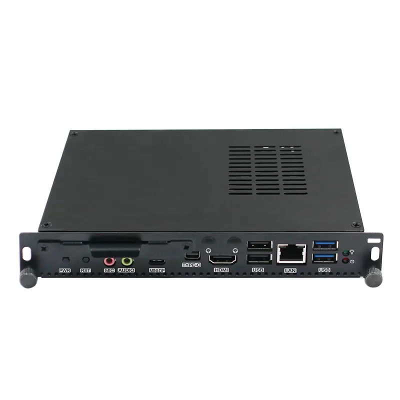 Piesia In-tel Embedded OPS PC I3 I5 I7 Mini Computer Linux 10210U 4K Display Server Industrial OPS MINI PC Case produttore