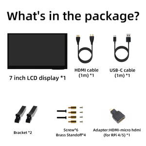 7 Zoll HDM 1024*600 IPS LCD kapazitives Touchscreen-Display für Raspberry Pi 3 4 5 - Product Image 5
