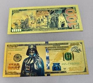 StarWars phim nhân vật nổi tiếng vàng lá tiền giấy cho quà tặng lưu niệm - Product Image 3