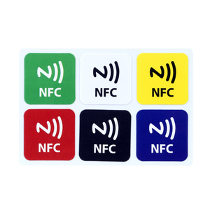13.56Mhz <strong>QR</strong> <strong>Code</strong> Encoded NFC Tag NTAG 213/ MIFARE Ultralight C RFID Sticker - Product Image 4