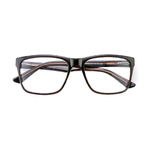 Gafas de moda cuadradas de acetato Gafas ópticas transparentes unisex con el último diseño Marco sólido para lectura o uso en computadora - Product Image 1