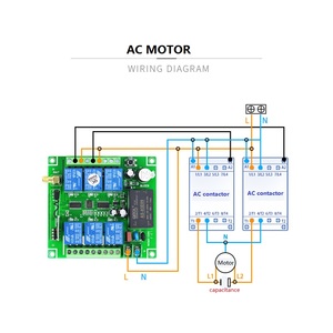 Fernsteuerungsschalter 6CH RF-Fernsteuerungsset Sender- und Empfängermodul Lichtsteuerungsschalter - Product Image 3