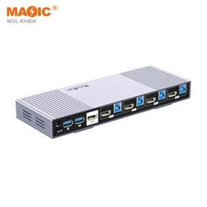 8K 30hz Manual Usb3.0 Hdmi 2.<strong>1</strong> Seamless <strong>Kvm</strong> Switcher 4 in <strong>1</strong> Out Seamless Hdmi <strong>Kvm</strong> Switcher with Usb3.0 Cables - Product Image 2