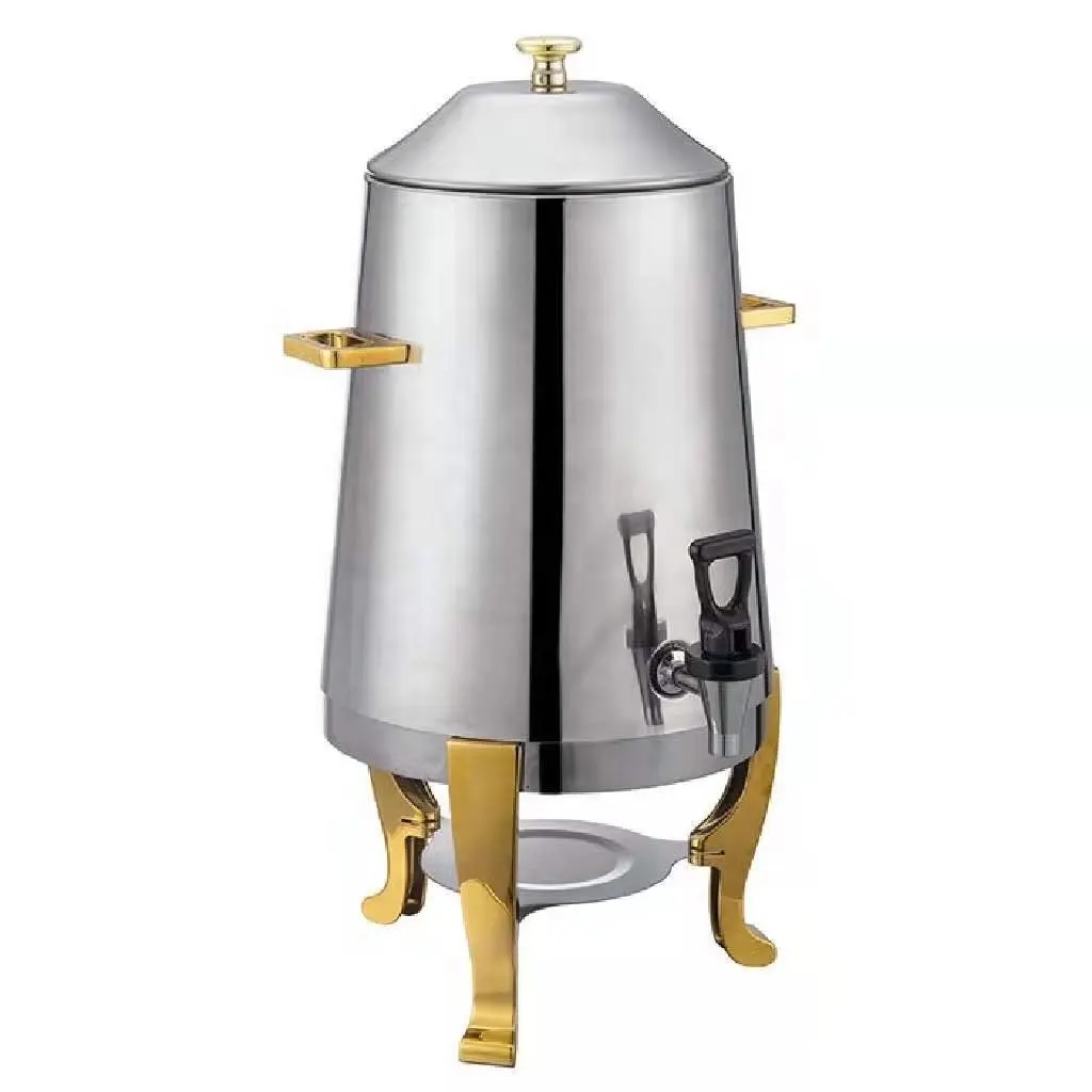 Dispensador de agua y zumo de acero inoxidable, 1 tanque, para café, té, leche, taza de 13L