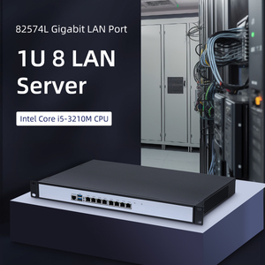 PFsense Ubuntu Gateway Firewall Router Core i5 3210M 8 Ethernet-Ports Netzwerk Mini-PC 1U Industrial Desktop Computer Server