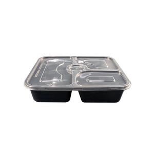 1000ml <strong>Rectangular</strong> Packaging Food Grade <strong>PP</strong> Disposable Plastic <strong>Storage</strong> <strong>Containers</strong> - Product Image 2
