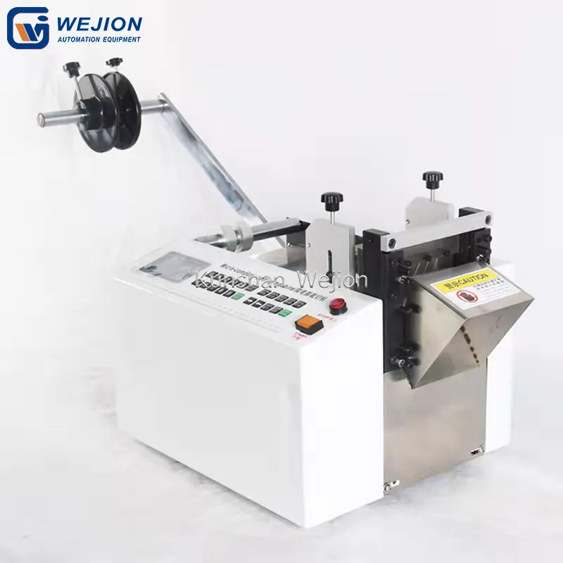 WEJION स्वत: काटने की मशीन गर्मी हटना ट्यूब कटर फैक्टरी मूल्य सीएनसी नियंत्रक उच्च गति ट्यूब काटने की मशीन